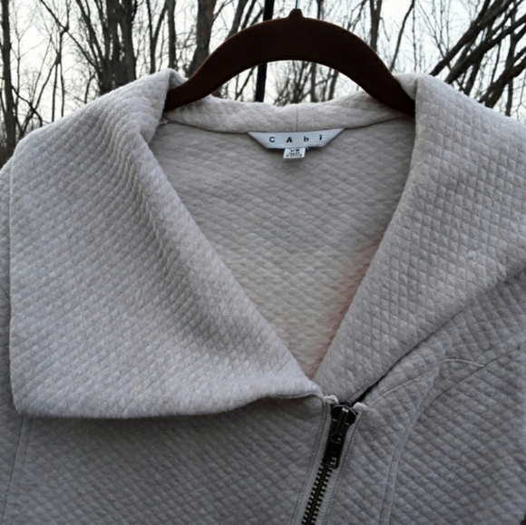 Cabi Ryder Asymmetrical Zip Quilted Moto Jacket - Picture 10 of 13